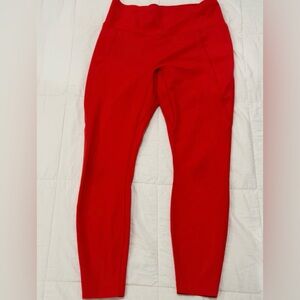 Nike Dri-FIT Red Leggings